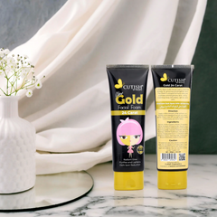 cutish-24-carat-gold-face-wash-facial-foam-cleanser-100g