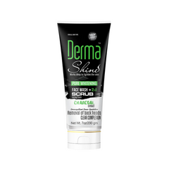derma-shine-charcoal-face-wash-scrub-2-in-1-200g