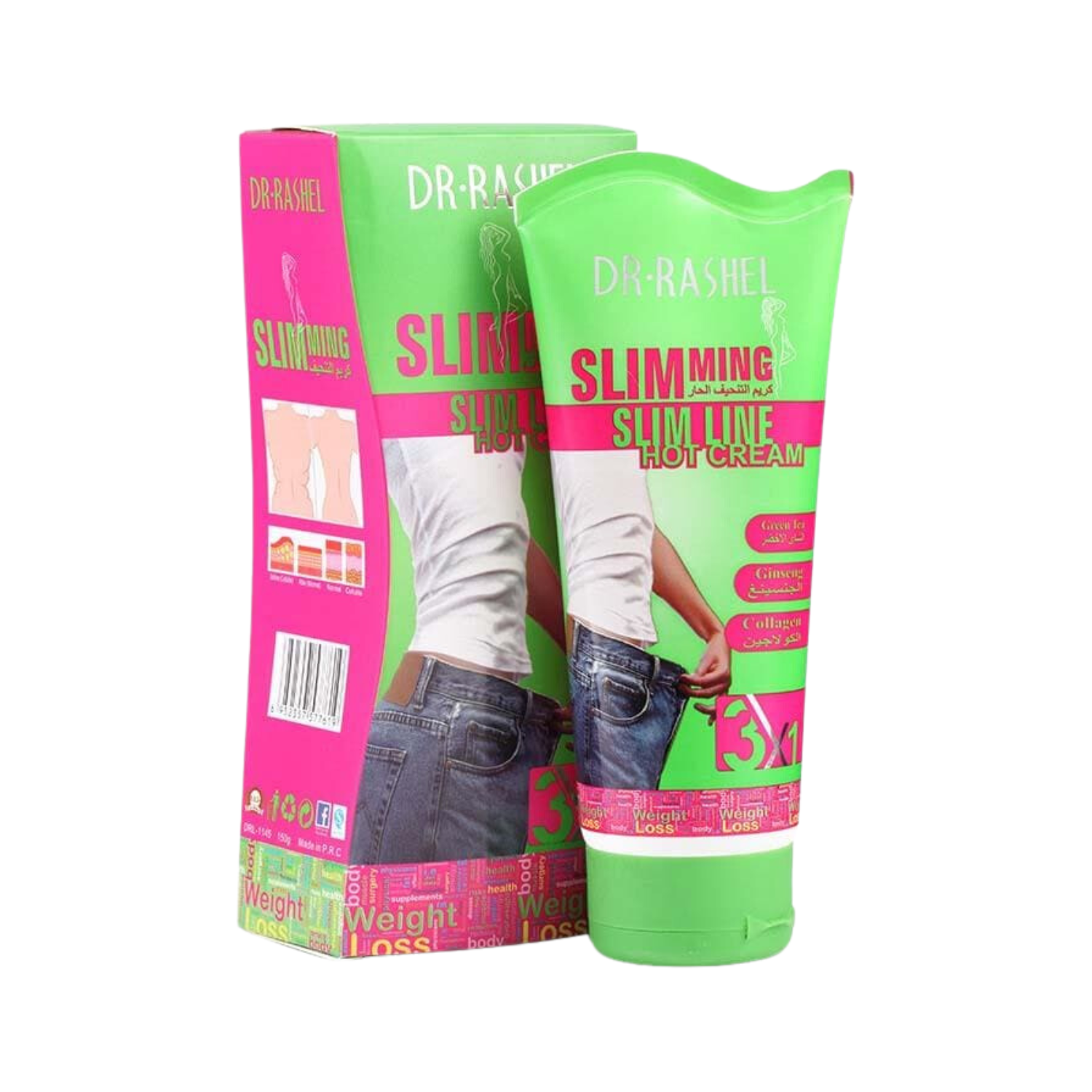dr-rashel-slimming-hot-cream-green-tea-extract-150g