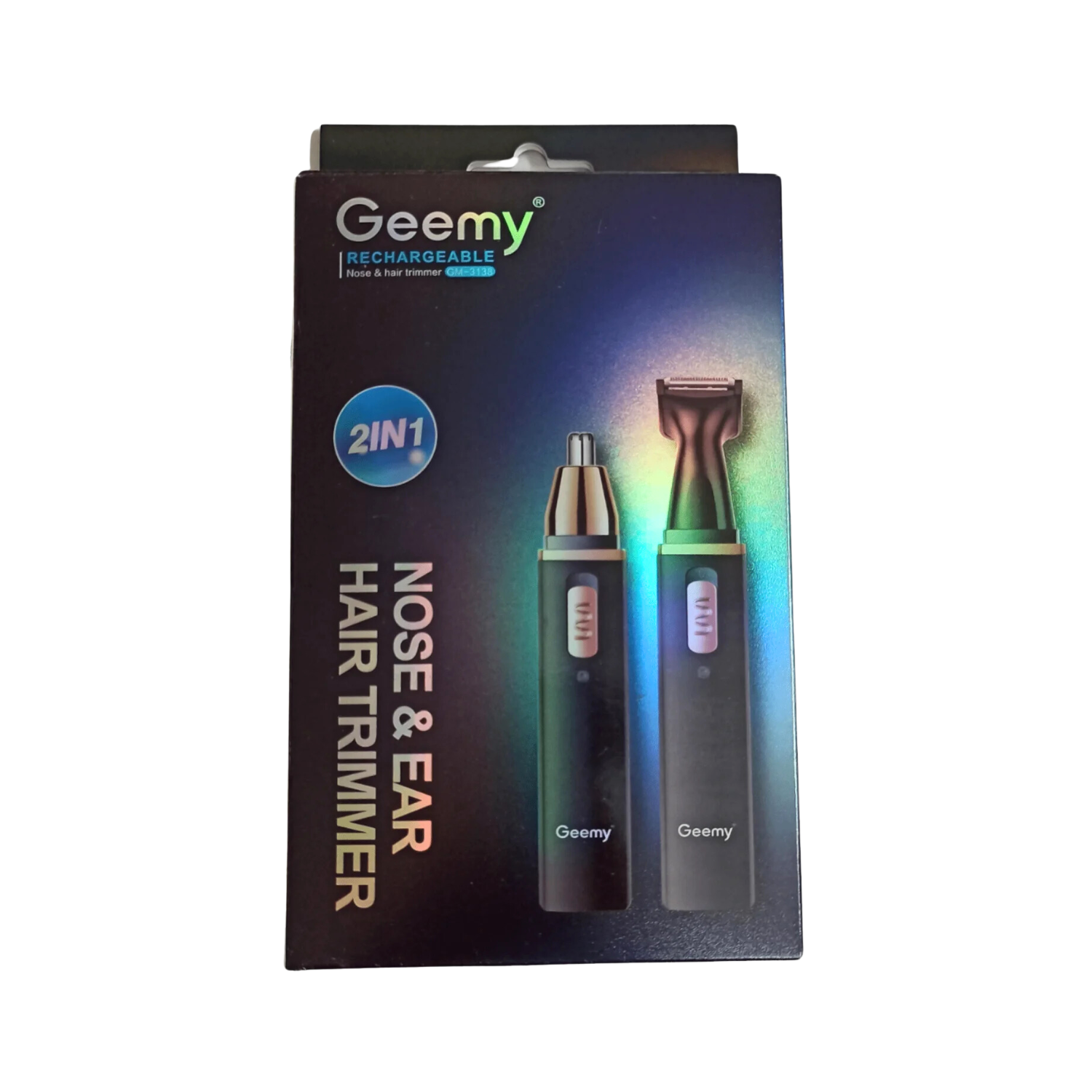 geemy-gm-3138-rechargeable-2in1-nose-ear-hair-trimmer