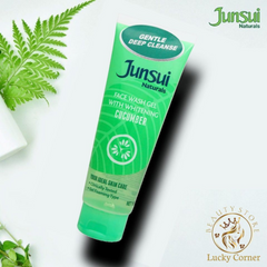 junsui-whitening-face-wash-gel-with-whitening-cucumber-100g
