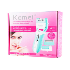 kemei-3-in-1-lady-shaving-epilator-km-6198b