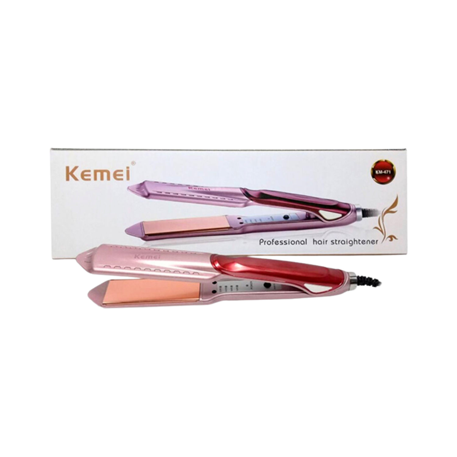 Kemei professional hair straightener clearance