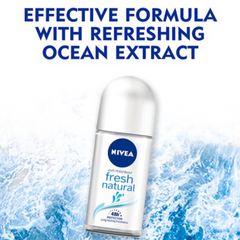 Nivea 48H Fresh Natural Roll On 50ml