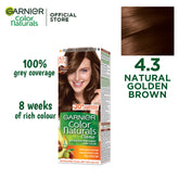 Garnier Color Naturls Creme Hair Color Golden Brown 4.3