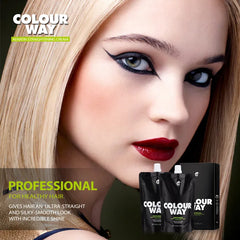Colour Way Professional Keratin Straightening Cream For Damaged Hairs 280ml*2