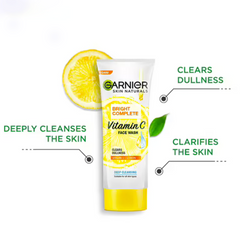 Garnier Bright Complete Vitamin C Facewash 100g