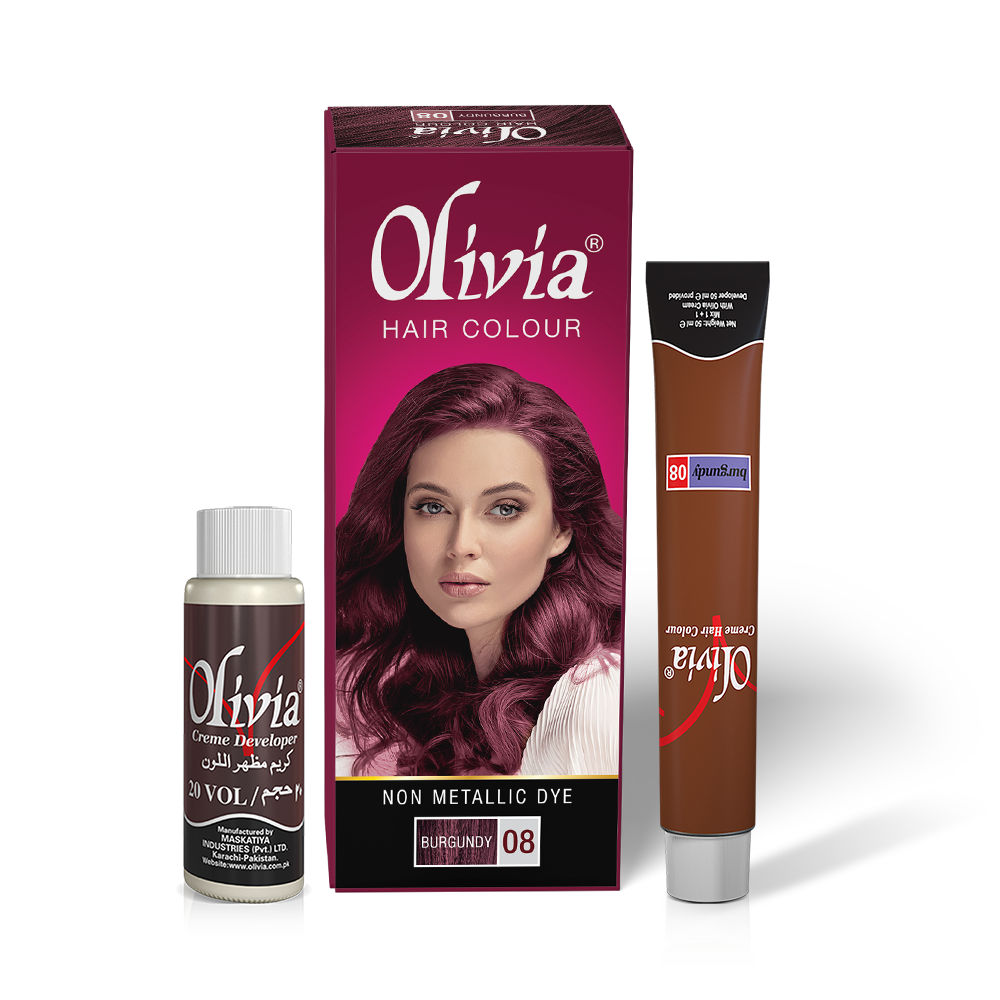 Olivia Hair Colour Burgundy 08