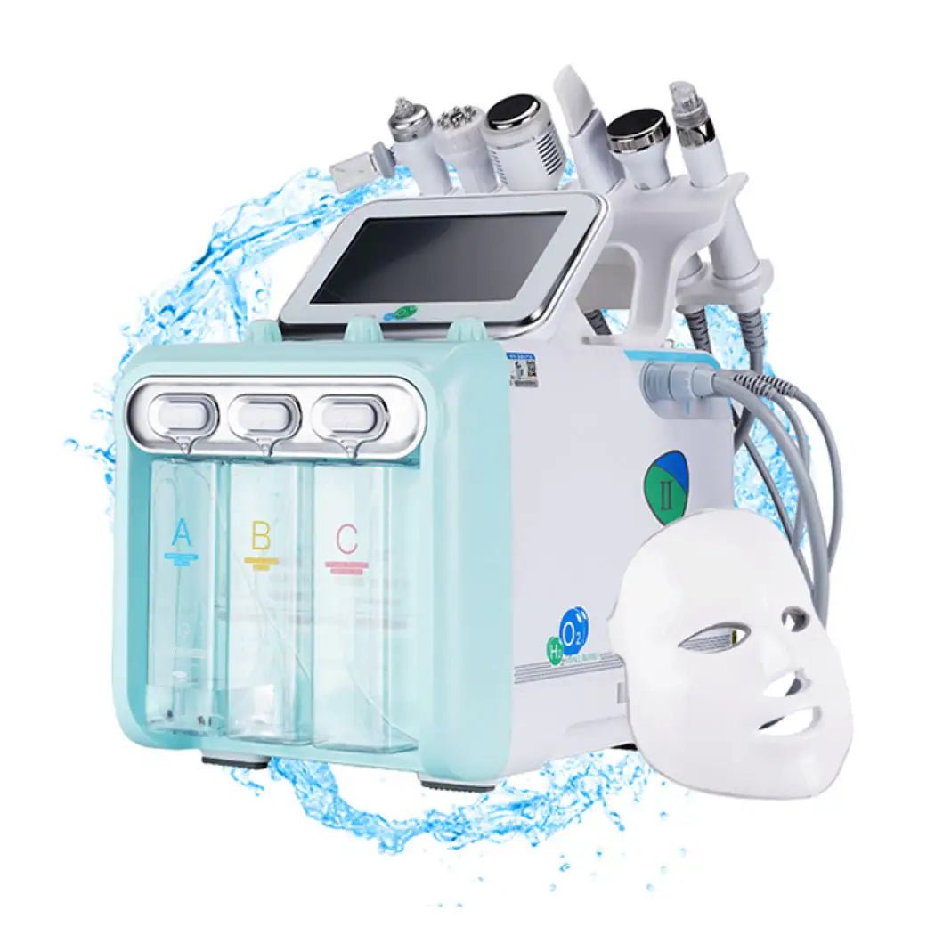 7 In 1 H2O2 Water Oxygen Jet Peel Hydra Facial Machine W006 - Gift Point