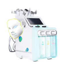7 In 1 H2O2 Water Oxygen Jet Peel Hydra Facial Machine W006