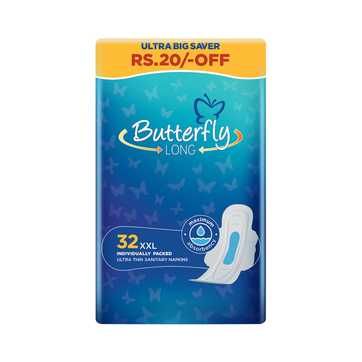 butterfly-long-ultra-big-saver-ultra-thin-sanitary-napkins-extra-large-32-pcs