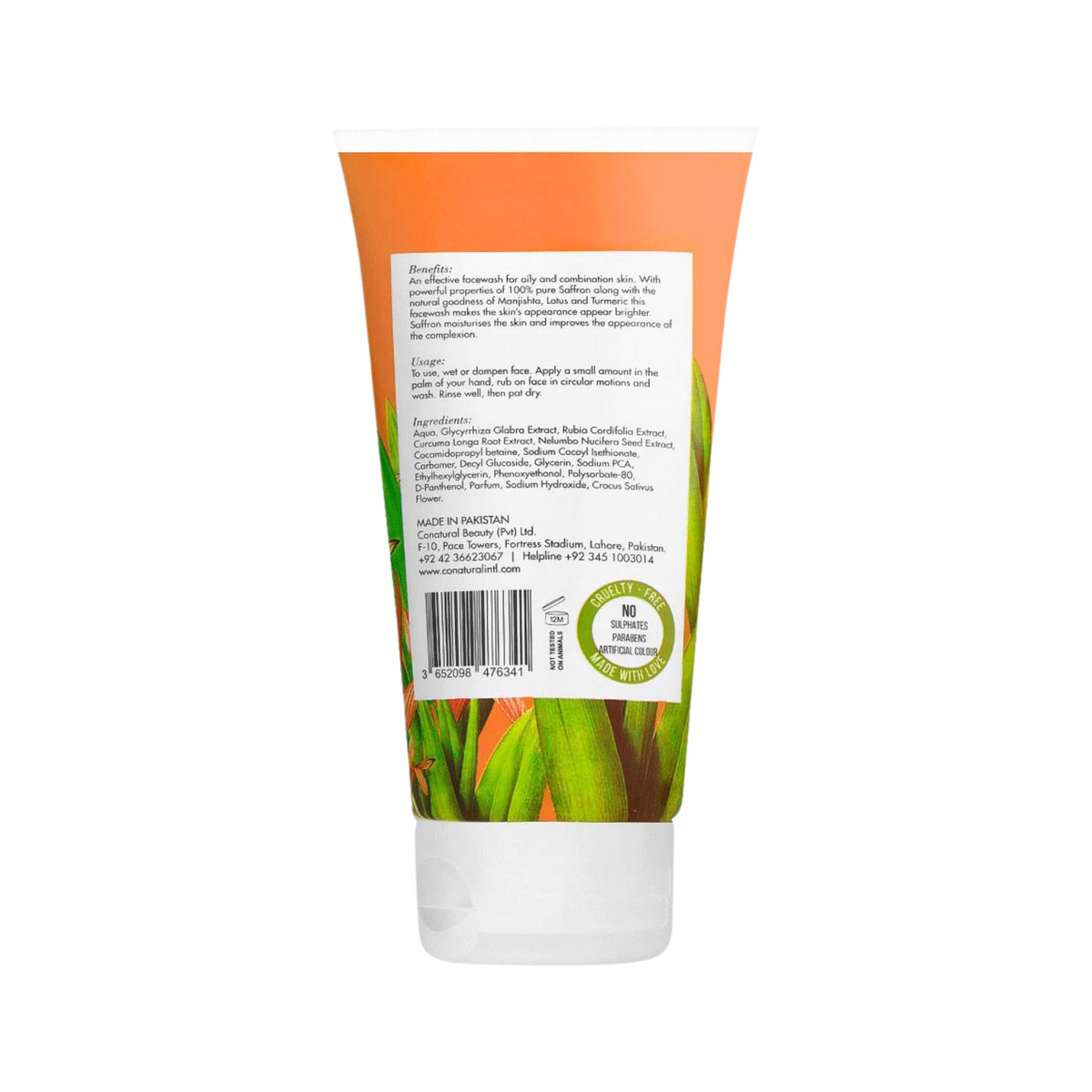 co-natural-saffron-face-wash-150ml