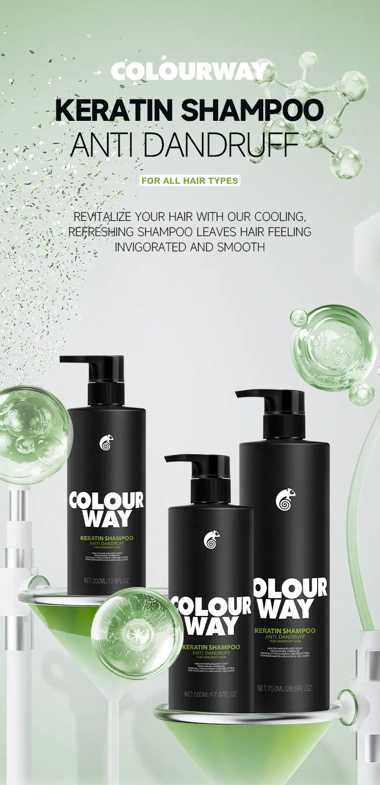 COLOURWAY Keratin Anti Dandruff Shampoo 300ml