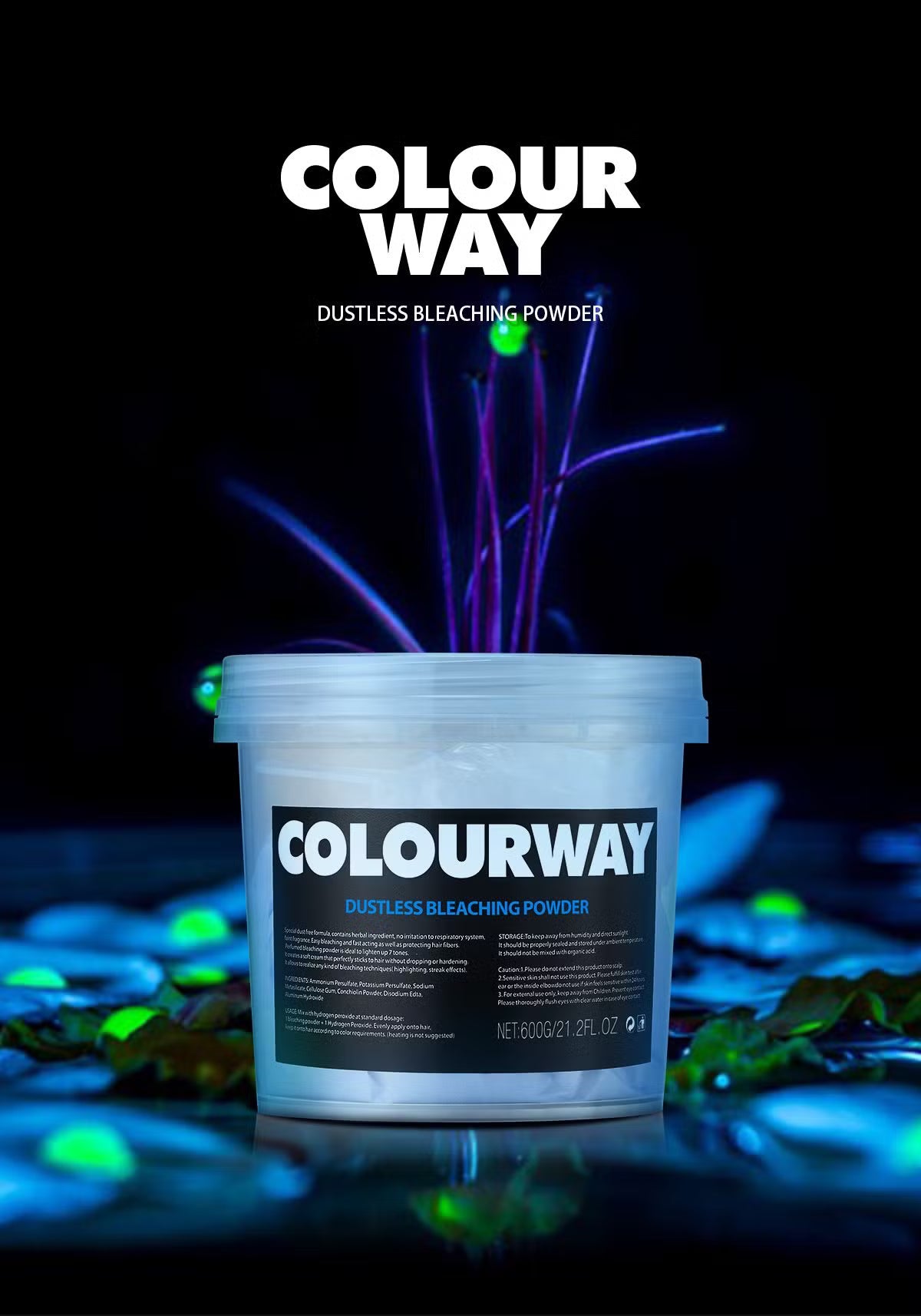 COLOURWAY Dustless Bleach Powder 600g
