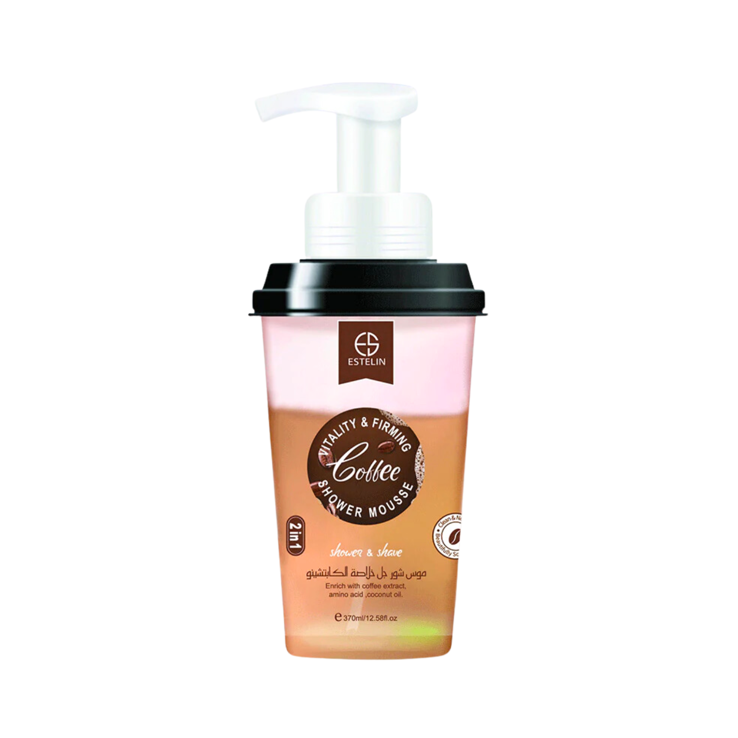 estelin-coffee-shower-mousse-2in1-370ml