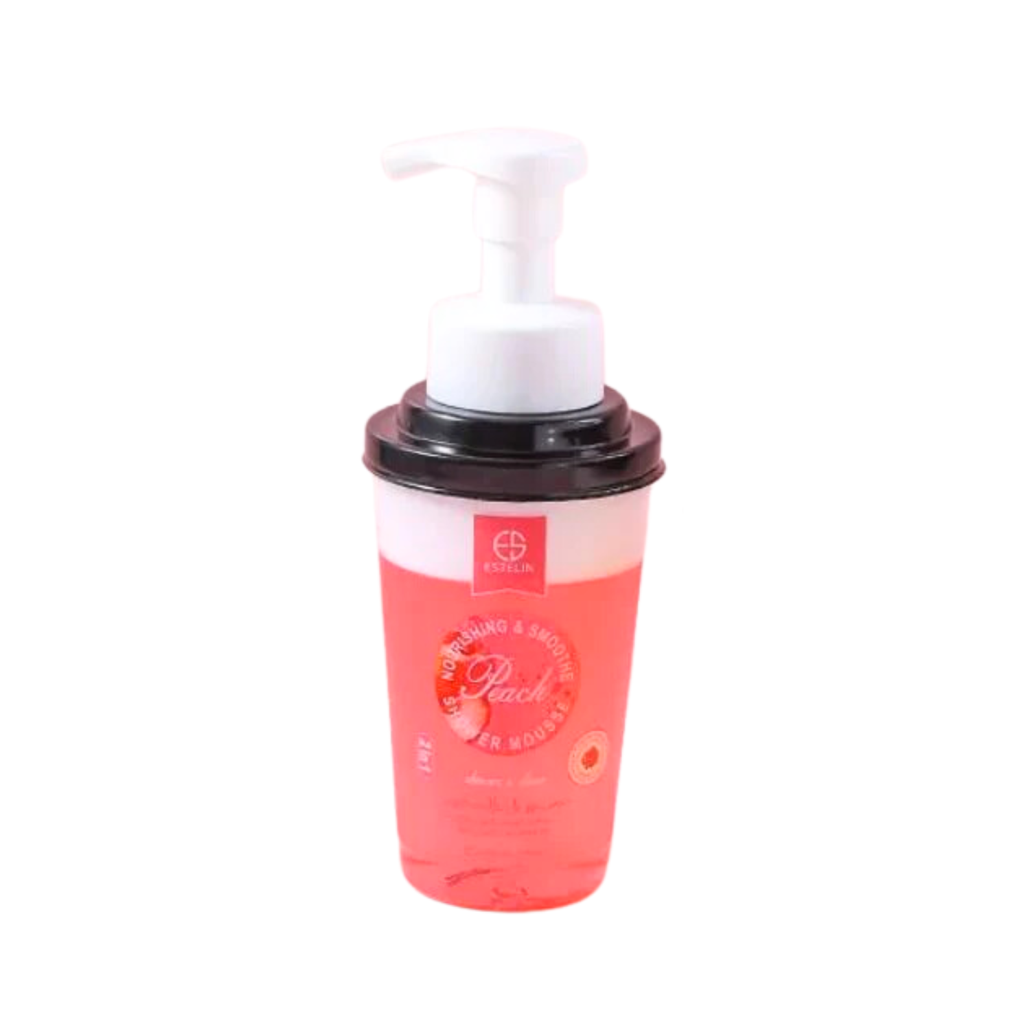 estelin-peach-shower-mousse-2in1-370ml