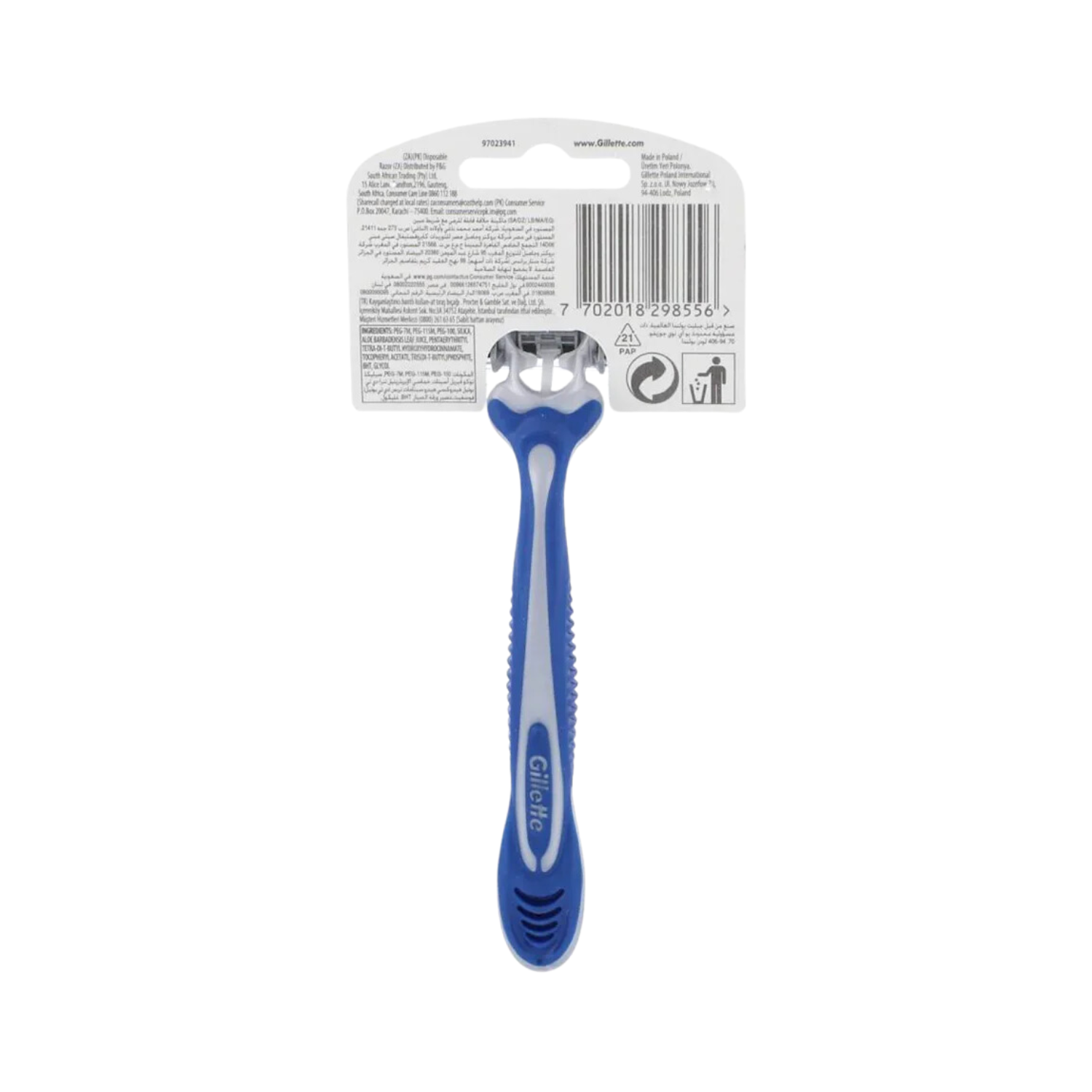 gillette-blue-3-comfort-razor-dispossible-poland