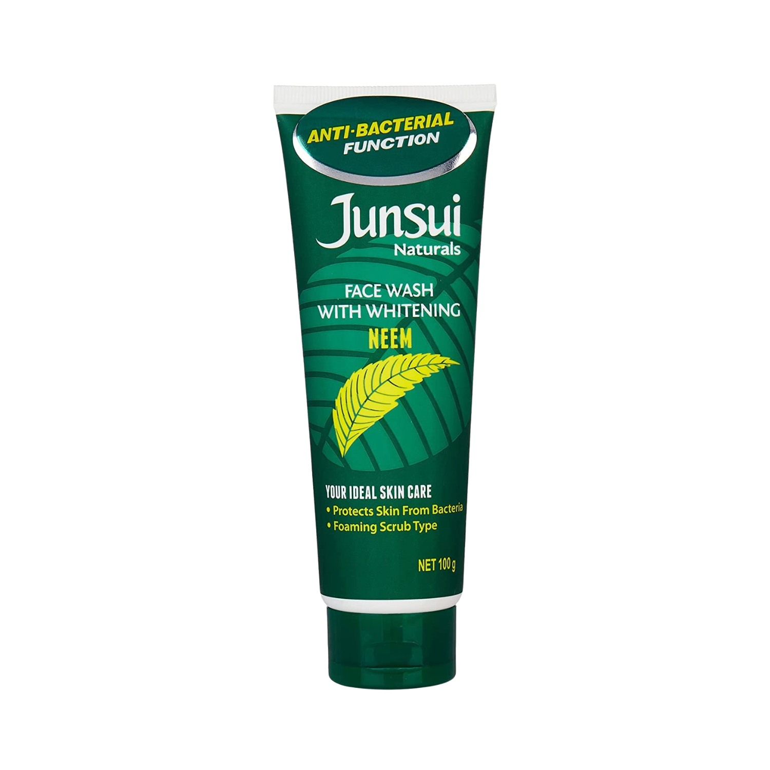 junsui-naturals-neem-whitening-face-wash-100g