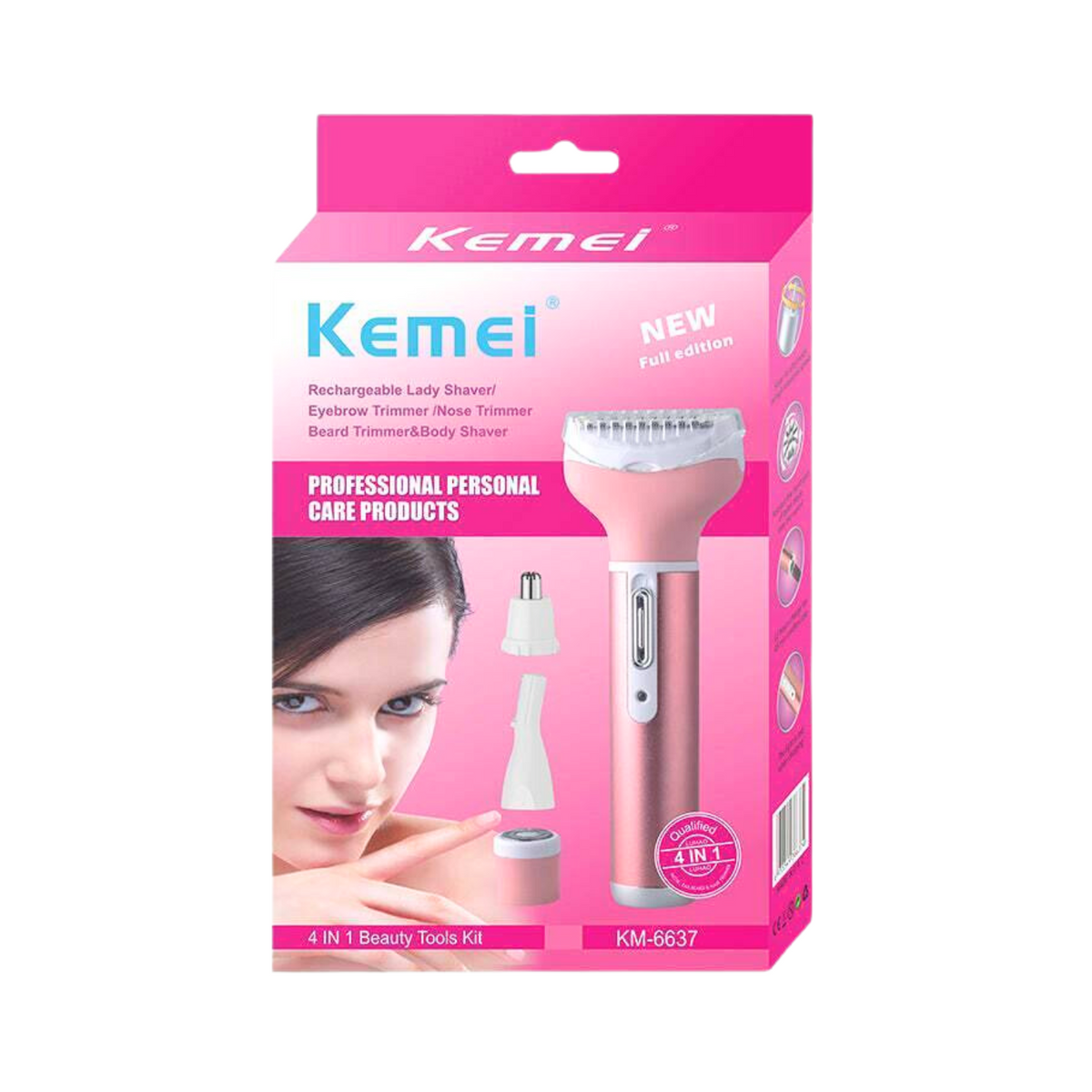 kemei-4-in-1-ladies-shaver-trimmer-km-6637