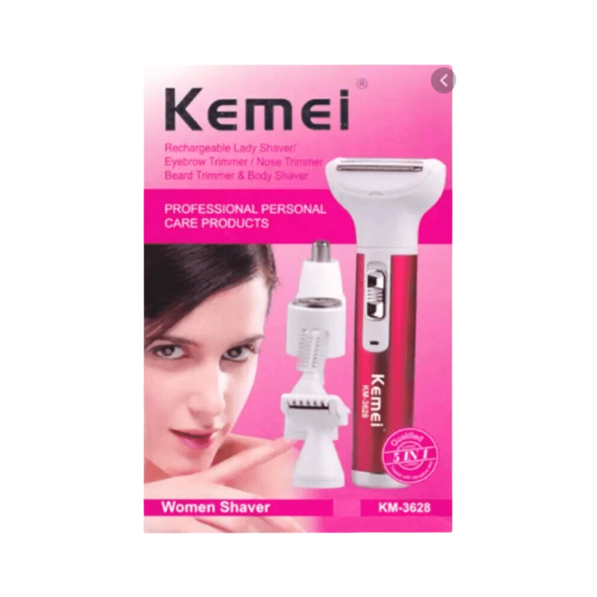 kemei-km-3628-5in1-rechargeable-epilator