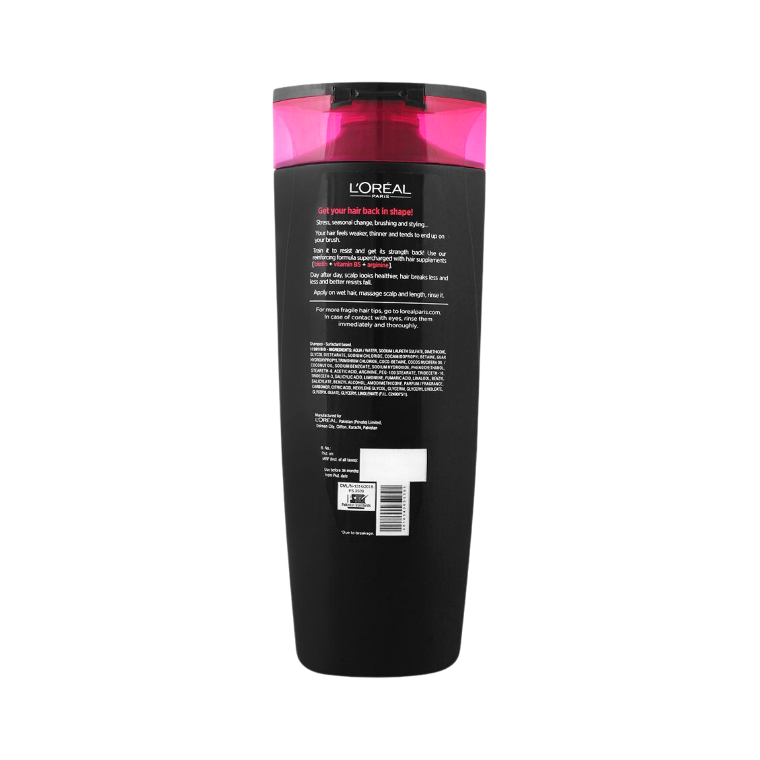 loreal-paris-elvive-fall-resist-reinforcing-shampoo-pk-175ml