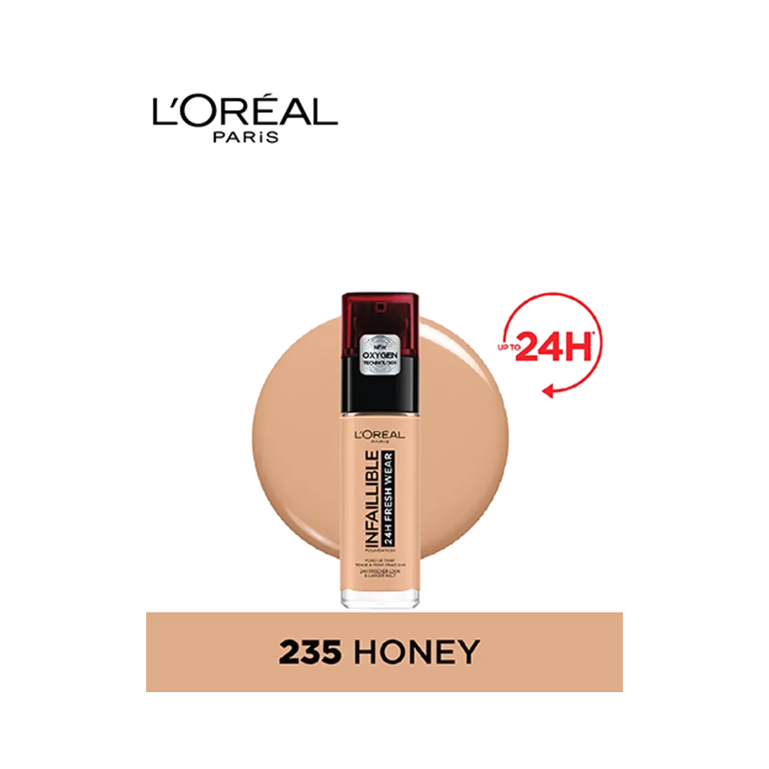 loreal-paris-infaillible-23h-freash-wear-235-miel-honey-france-30ml