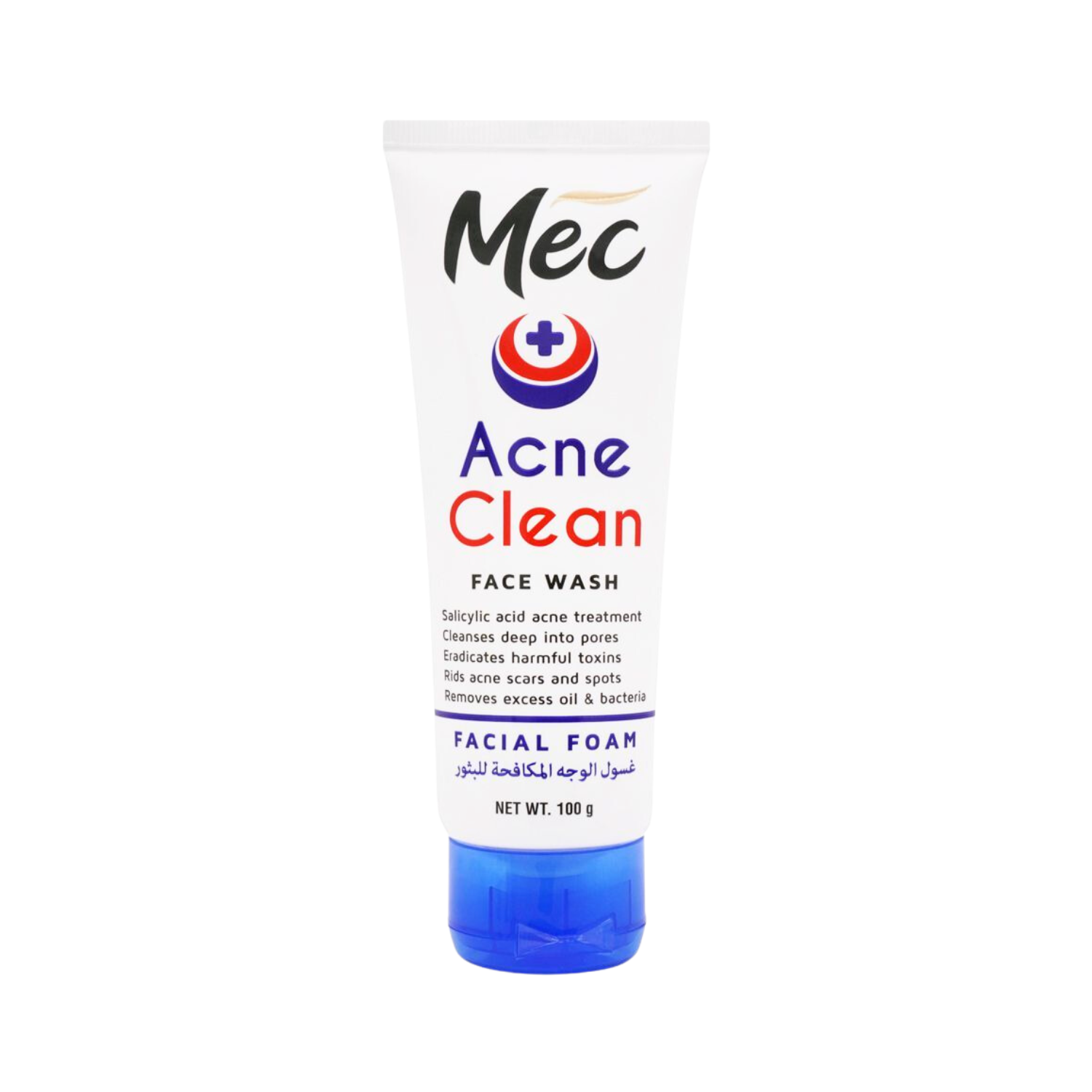 mec-whitening-acne-clean-face-wash-100g