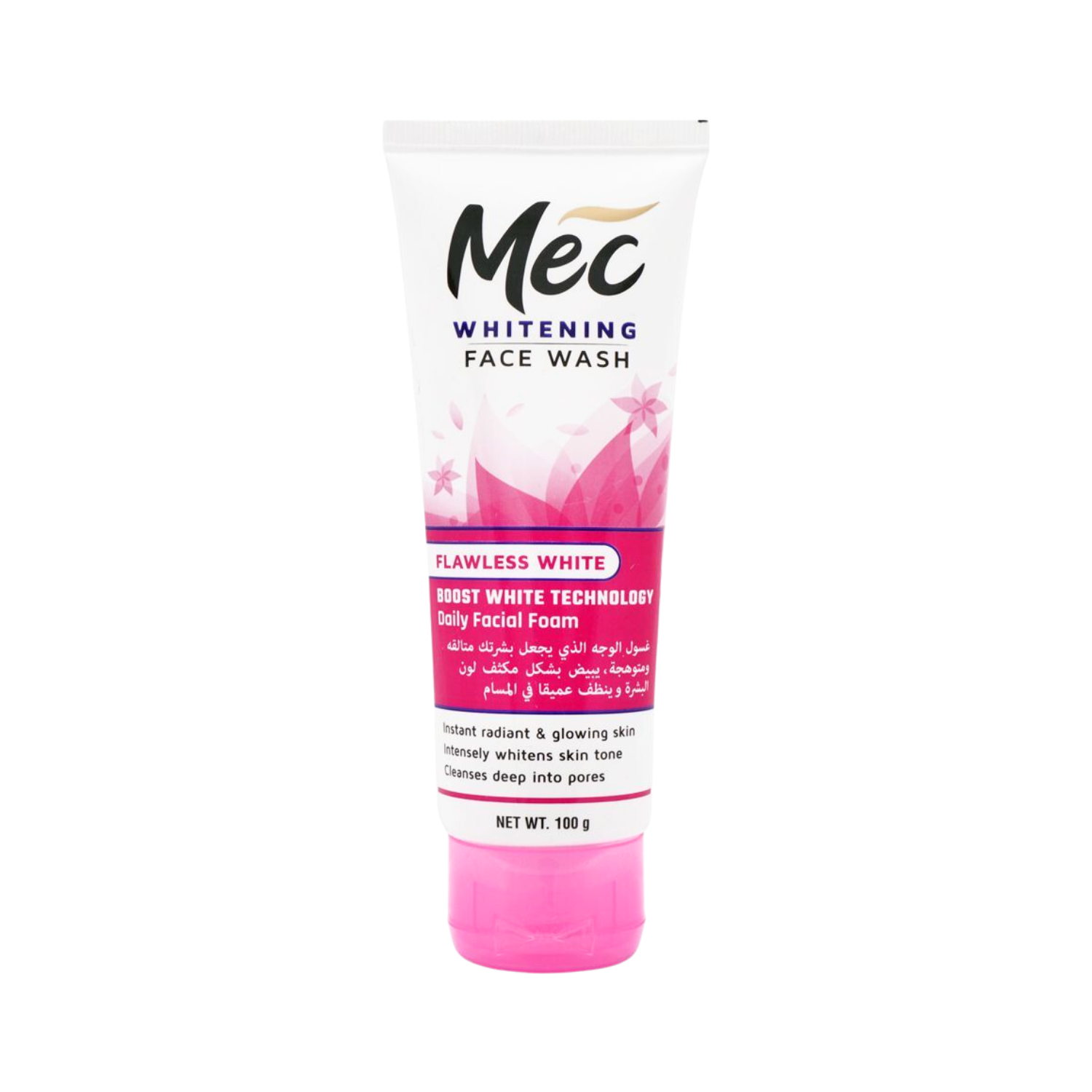 mec-whitening-flawless-white-face-wash-100g