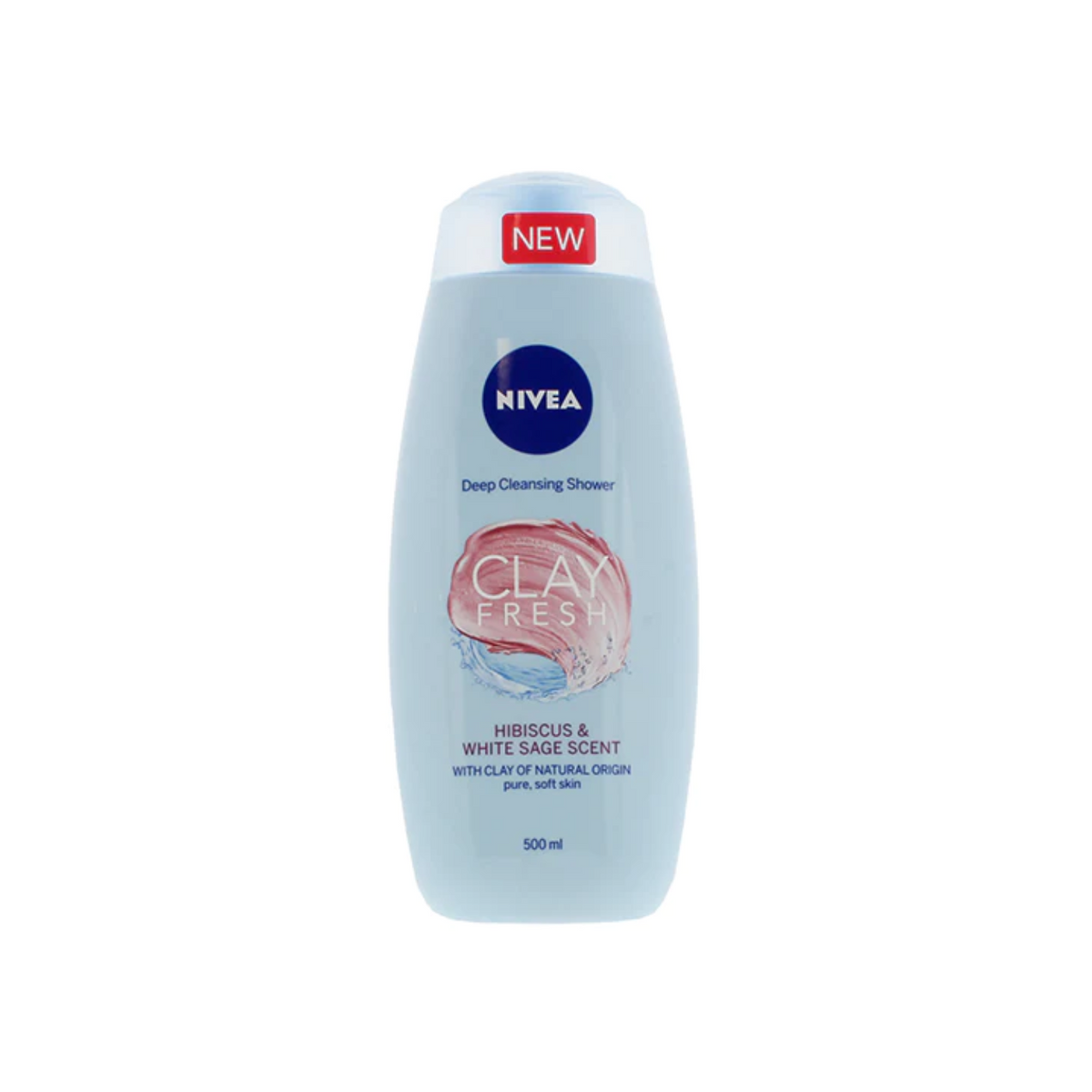 nivea-deep-sleansing-shower-clay-fresh-hibiscus-white-sage-scent-germany-500ml
