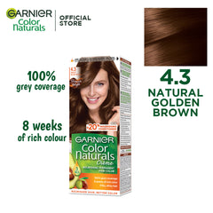 Garnier Color Naturls Creme Hair Color Golden Brown 4.3