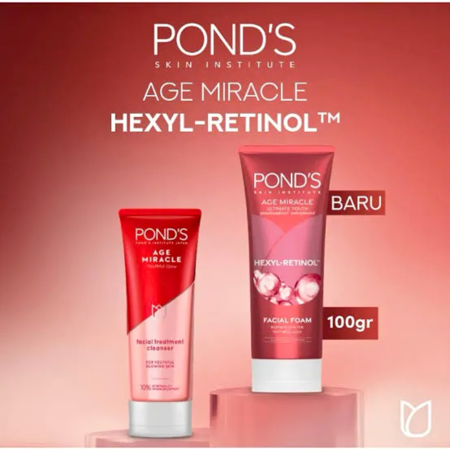 Ponds Age Miracle Facial Foam Face Wash 100g