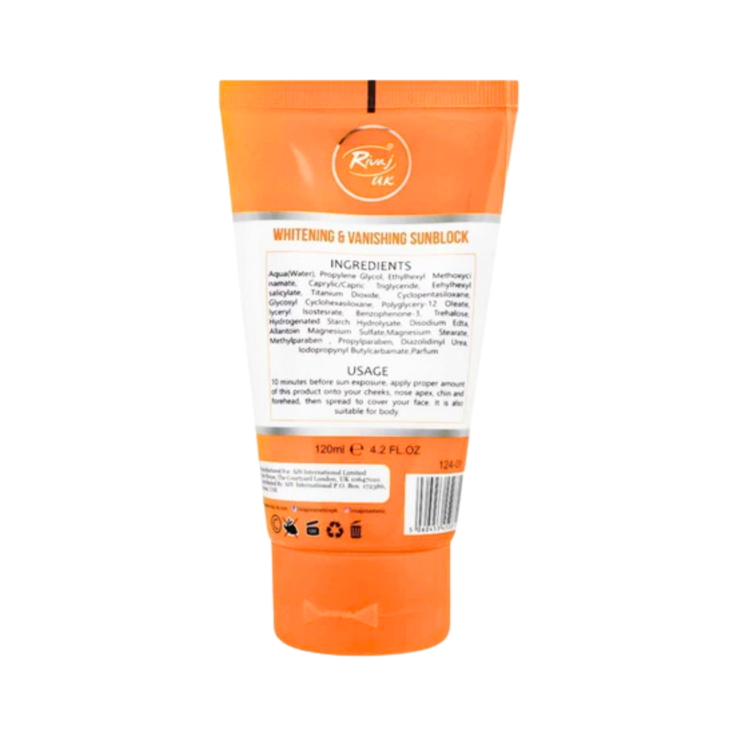 rivaj-whitening-and-vanishing-sunblock-spf60-120ml