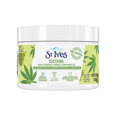 st-ives-soothing-body-cream-cannabis-sativa-hemp-seeda-oil-matcha-canada-283g
