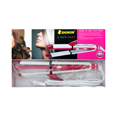 shinon-sh-8088-3-in-1-professional-electric-hair-straightener