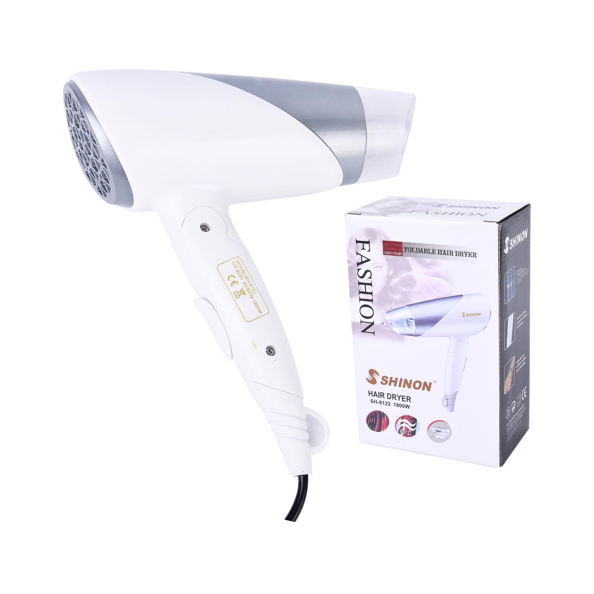 Shinon SH-8122 Professional Hair Dryer 1800W