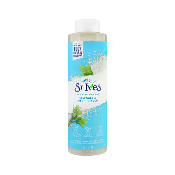 St. Ives Sea Salt & Pacific Kelp Exfoliating Body Wash 650ml