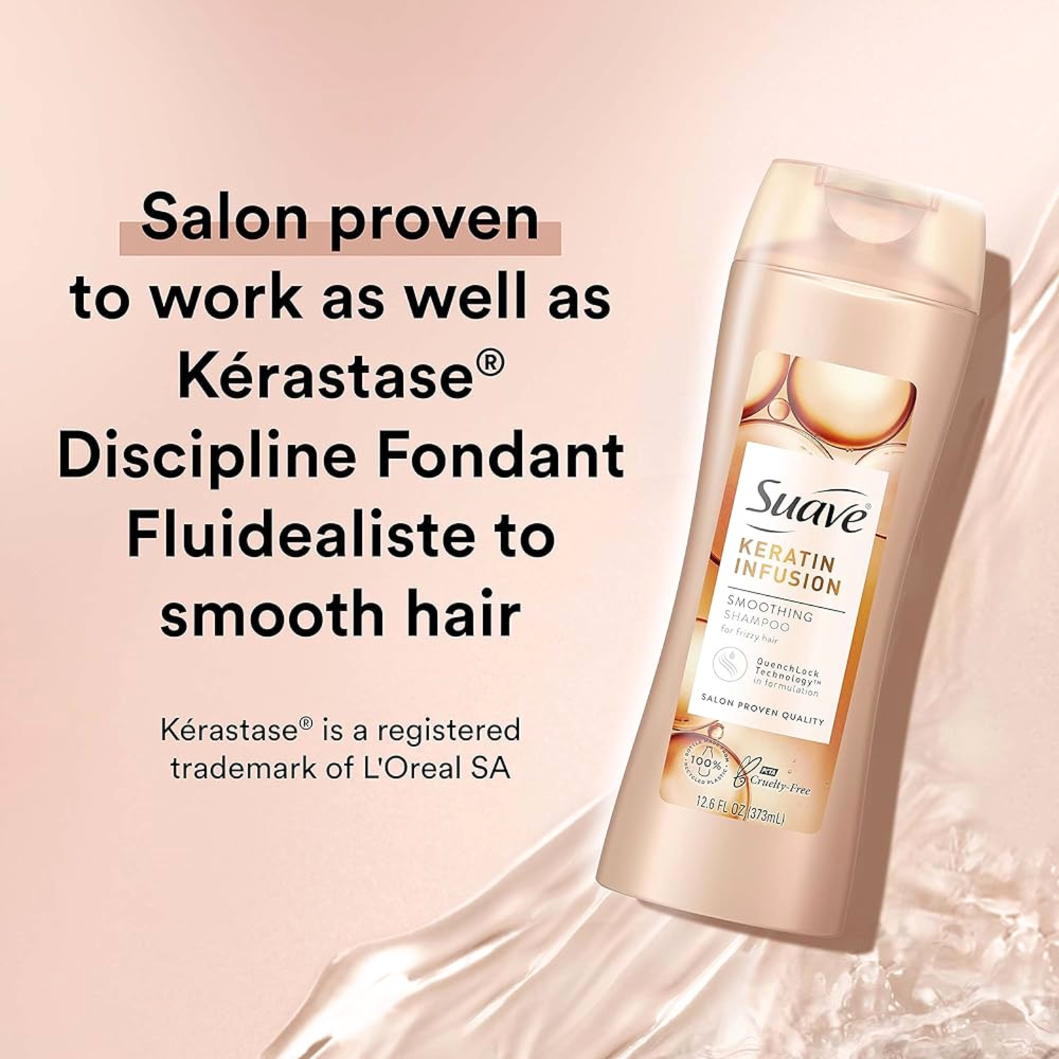 Suave Keratin Infusion Smoothing Shampoo 373 ml