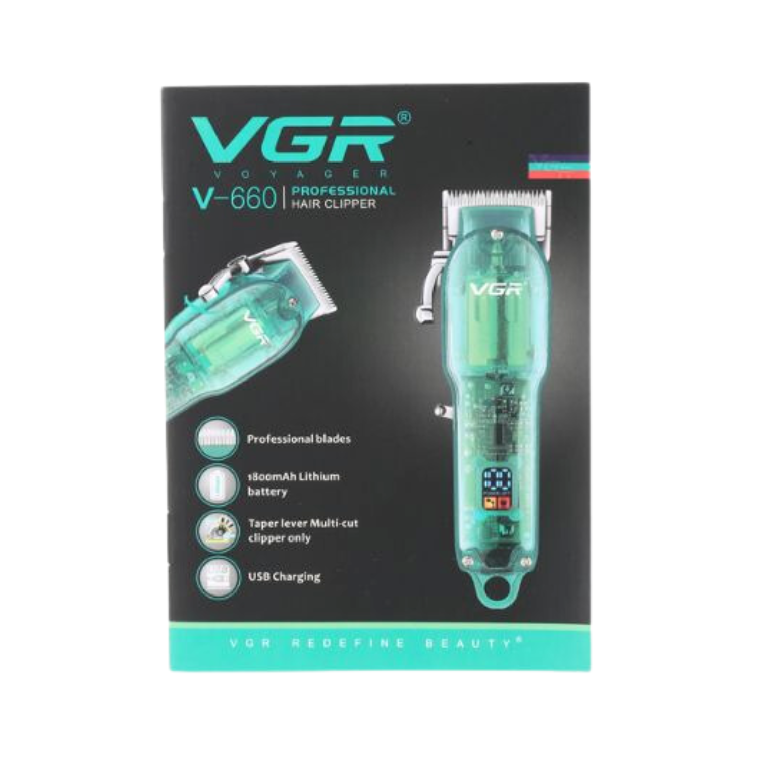 vgr-v-660-professional-trimmer-rechargeable-hair-clippers