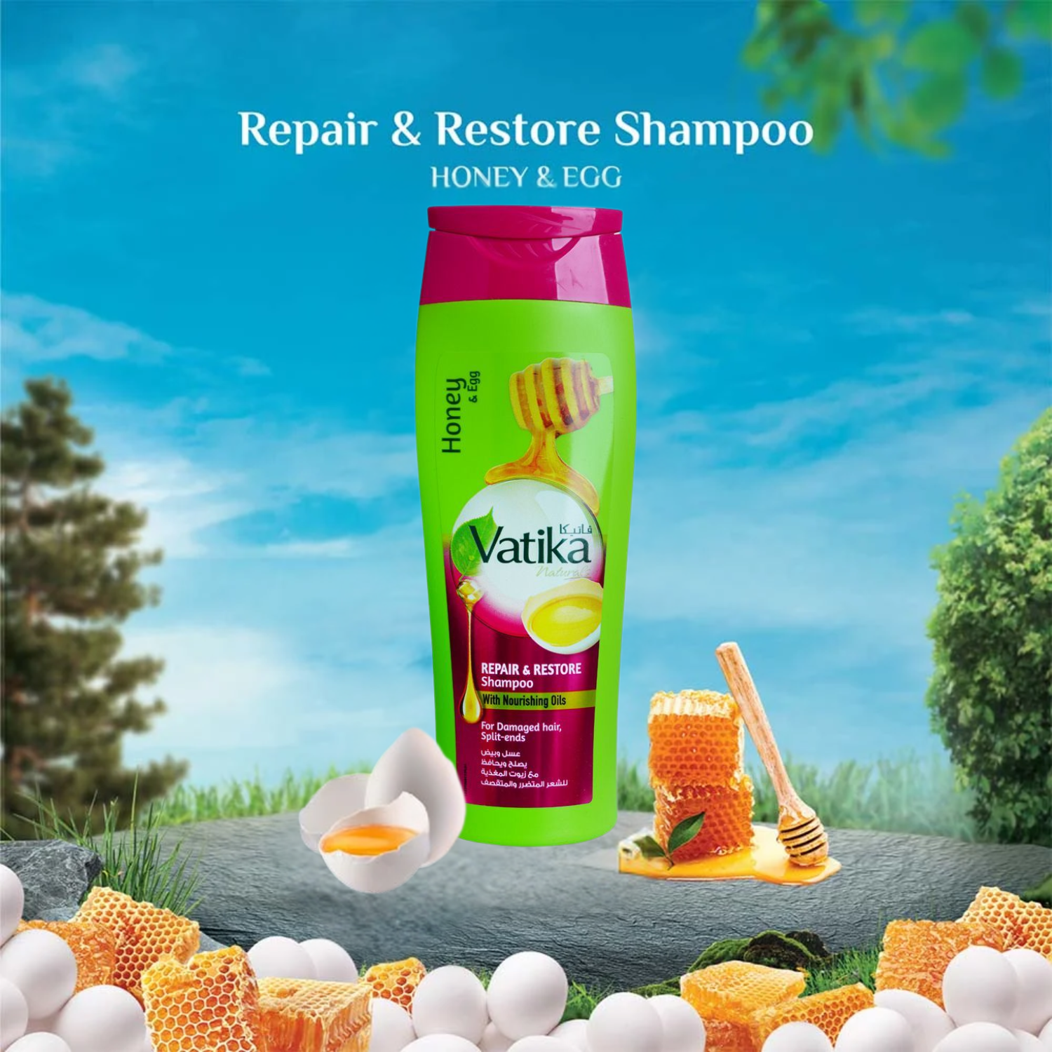 vatika-naturals-honey-egg-repair-restore-shampoo-360ml