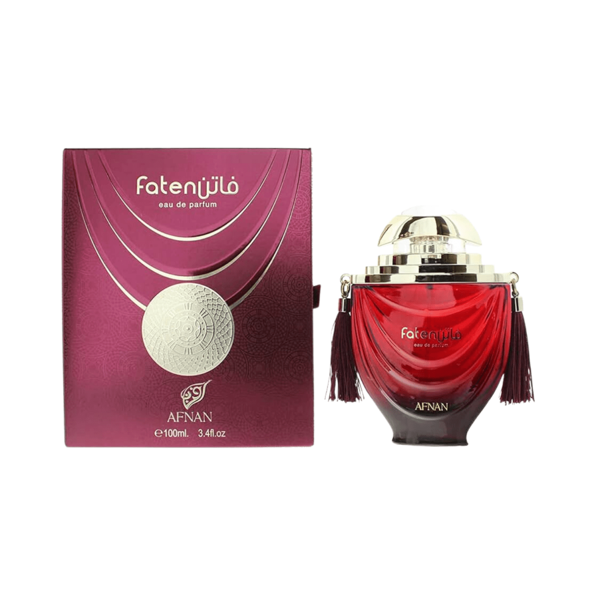 Afnan Faten Maroon Perfume for Unisex 100ml - Gift Point