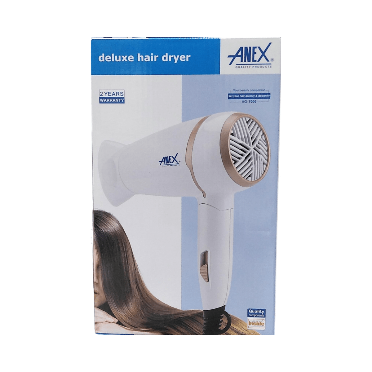 Anex Deluxe Hair Dryer AG-7006 - Gift Point