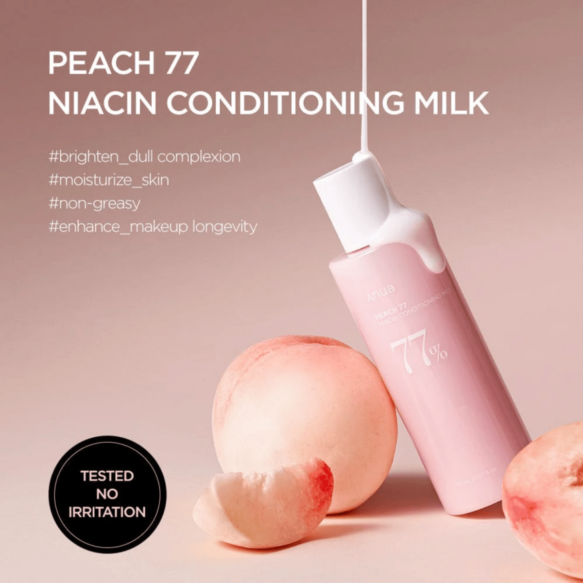 Anua Peach 77 Niacin Conditioning Milk 150ml - Gift Point