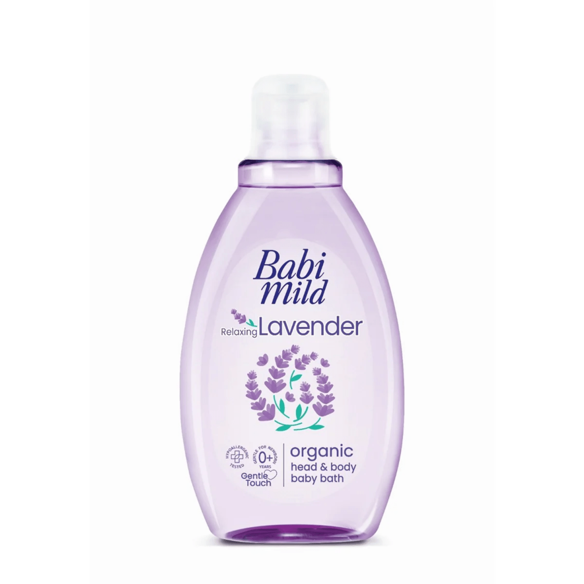 Babi Mild Relaxing Lavender Organic Head & Body Baby Bath 180ml - Gift Point