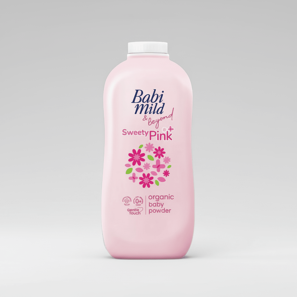 Babi Mild Sweety Pink Organic Baby Powder 350g - Gift Point
