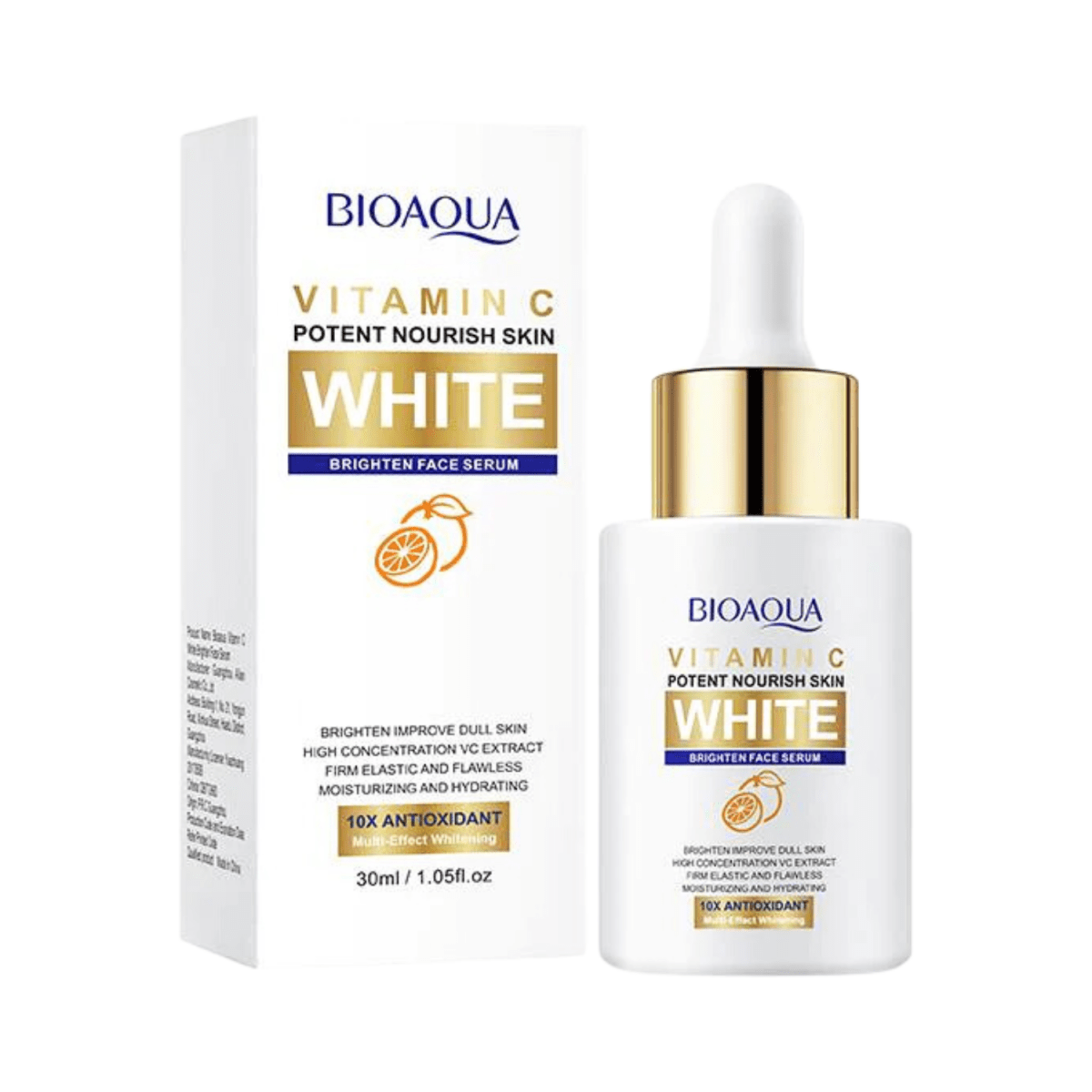 Bioaqua Vitamin C White Brighten Face Serum 30ml - Gift Point