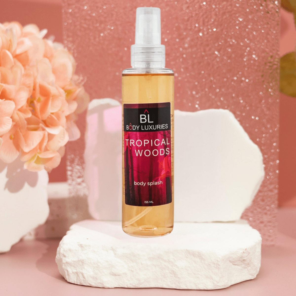 Body Luxuries tropical Woods Body Splash 155ml - Gift Point