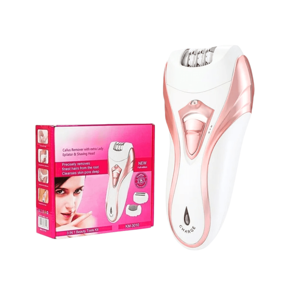 Browns 3 in 1 Epilator Callus Remover & Lady Shaver BS-3010 - Gift Point