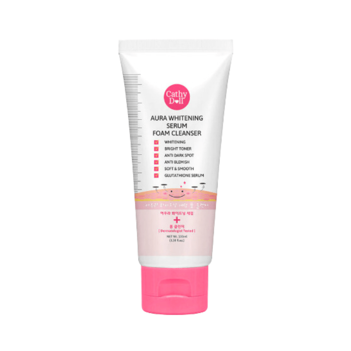 Cathy Doll Aura Whitening Serum Foam Cleanser 100ml - Gift Point