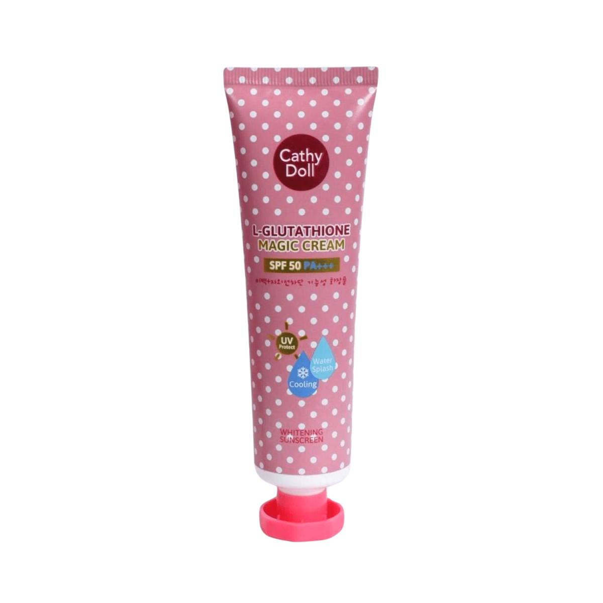 Cathy Doll L-Glutathione Magic Cream SPF 50 Whitening Sunscreen 60ml - Gift Point