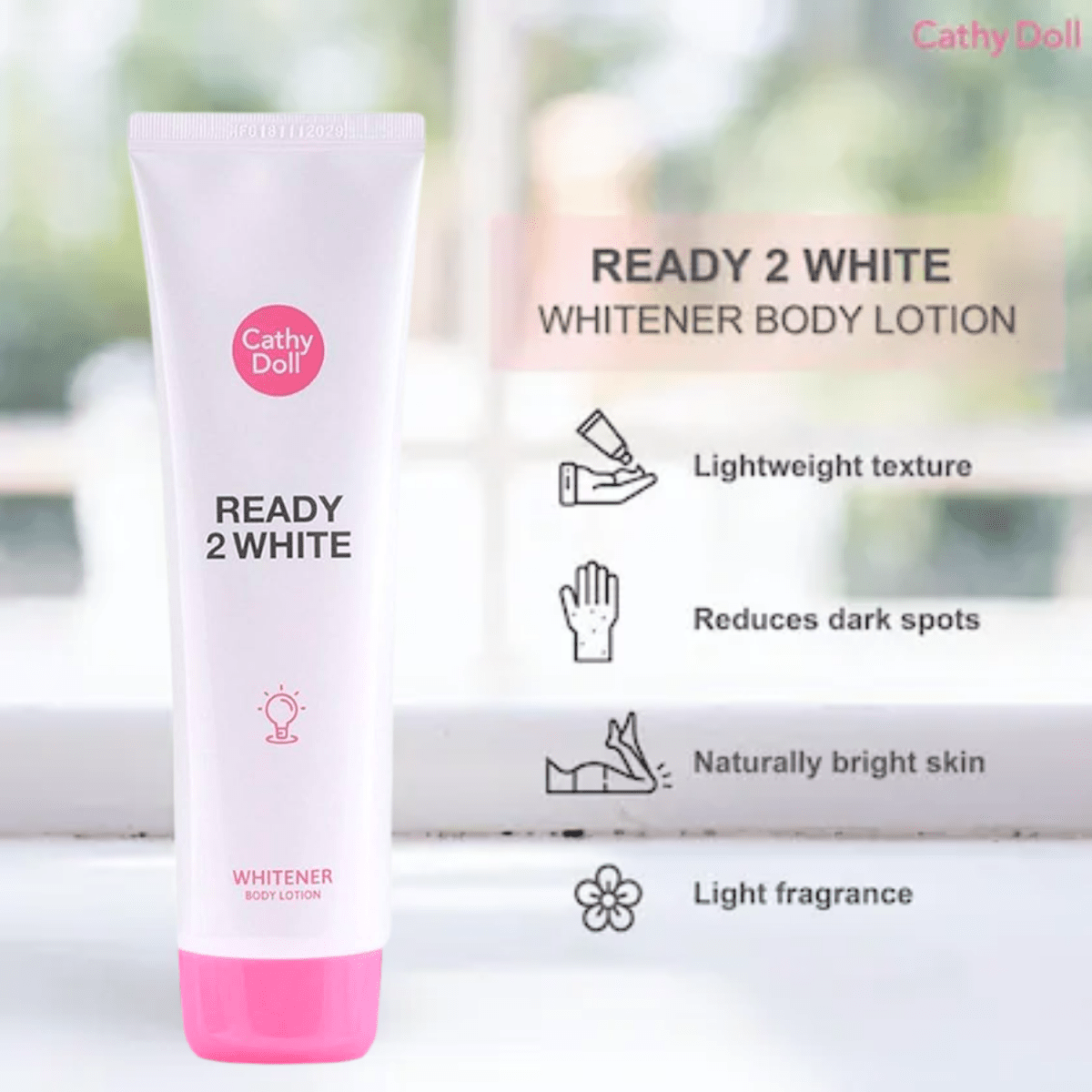 Cathy Doll Ready 2 Whitening Body Lotion 150ml - Gift Point